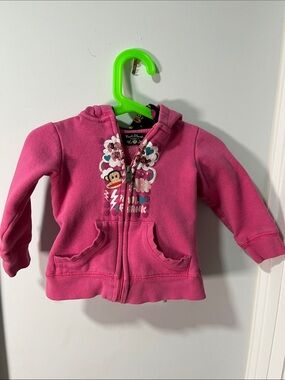Paul frank pink size 2T hoodie‎
